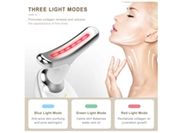 Dispositivo de belleza facial y de cuello Bestvite AM 1081, reafirmante facial, eliminación de arrugas del cuello, blanco