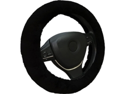 Casco Universal De Piel De Oveja Australiana Para Volante, 15 Pulgadas, Para Mujeres Y Hombres.