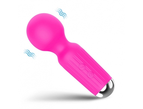 Mini vibrador de masaje de 20 frecuencias para mujer (rosa) YIZHOOD