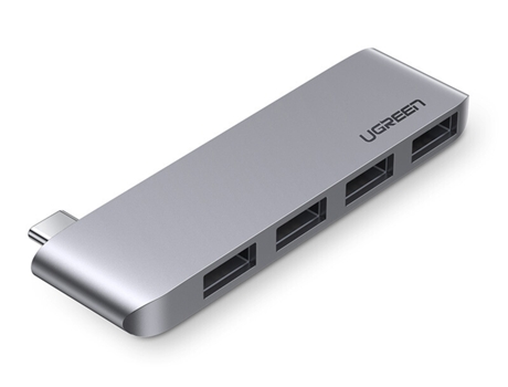 Adaptador UGREEN 60563 Cm263 4In1 Tipo-C a Hub 4Usb3.0 para Huawei Mate40/P50 S20