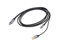Adaptador de interfaz multimedia de alta definición (HMI) a 4K tipo C de 6,6 pies (JYTGALX)