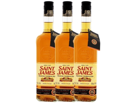 Rum PLANTATIONS SAINT JAMES Plantations Saint James Heritage Añejo (0.7 L - 3 unidades)