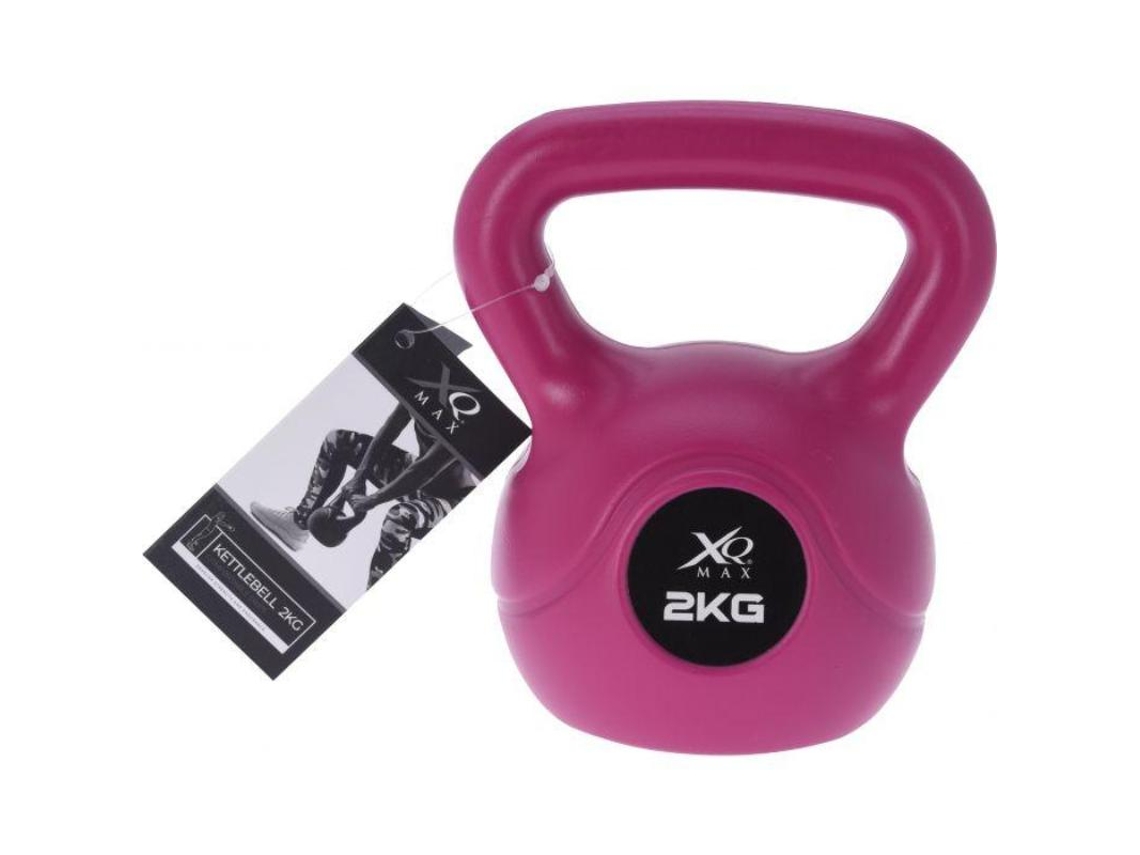 Pesa kettlebell 2 kg rosa