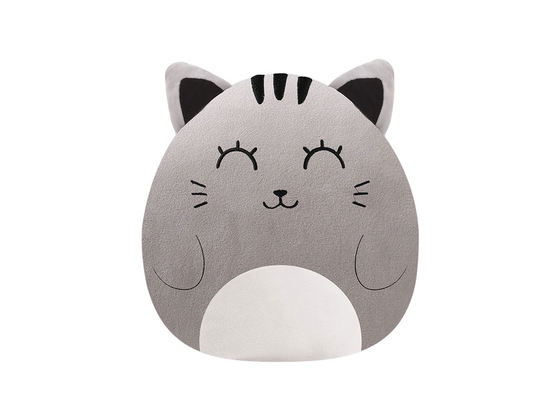 Almohada de Peluche I-TOTAL Gato Gris Xl2204C