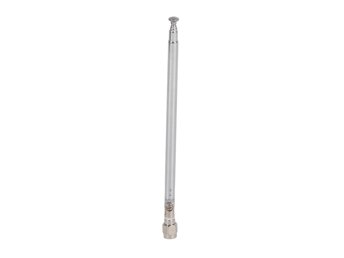 Antena Telescópica Con Conector Sma Macho De Aleación Plateada Para Radio Limesdr 40mhz-6g