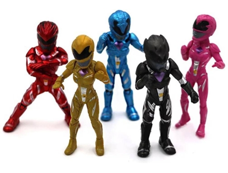 Set de Figuras Power Rangers (5 unidades - 8 cm)