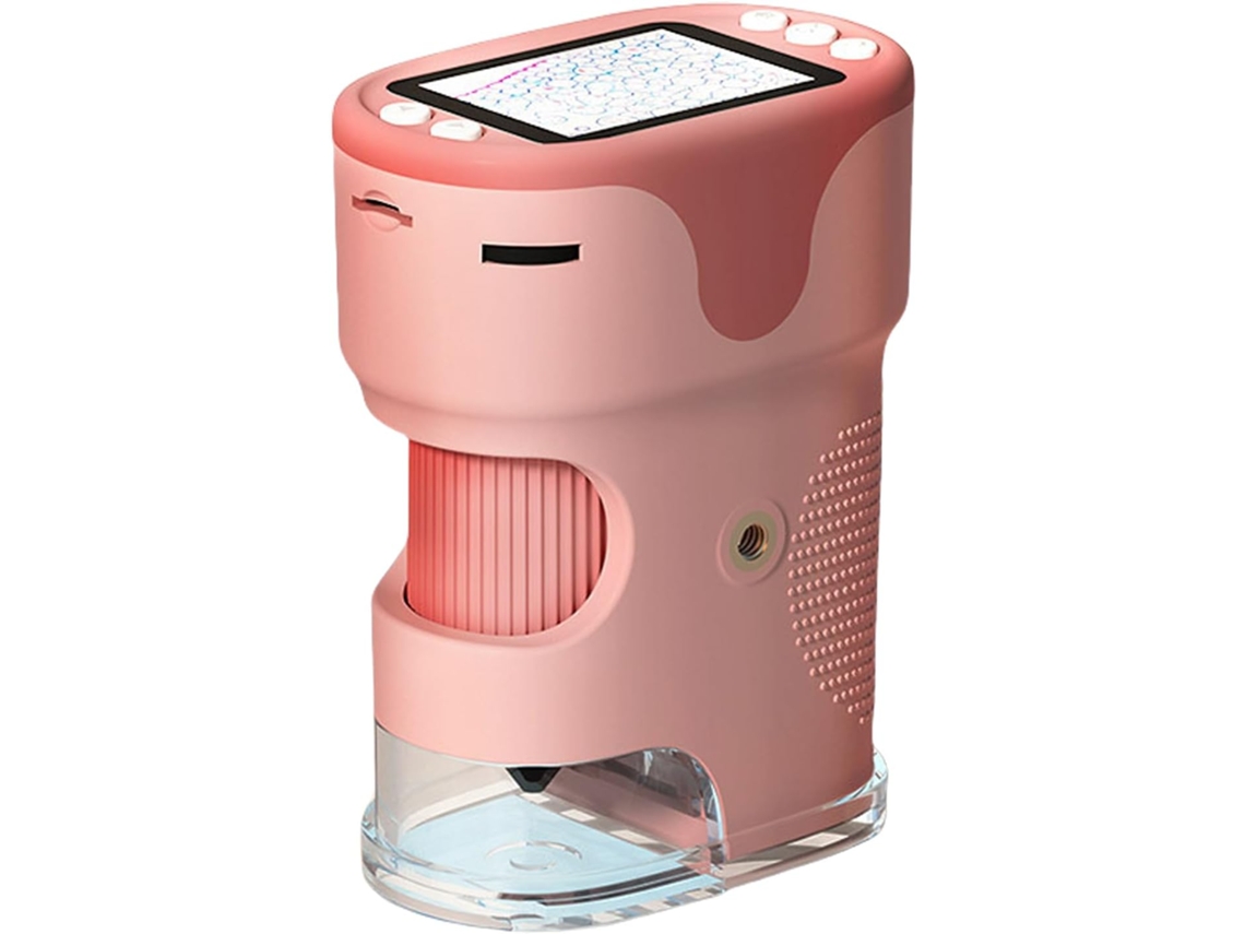 Microscopio De Luz Led, Memoria De 32 Gb, Compacto, Portátil, Para Uso En Aula Y En Campo.