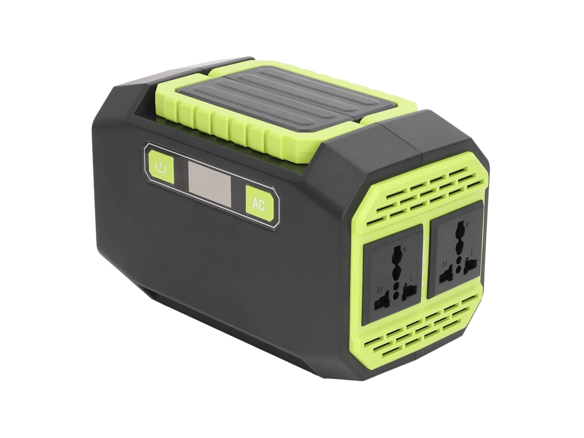 Generador de energía portátil de 150 W con salidas de CA, CC y USB para exteriores (100-240 V, enchufe británico)