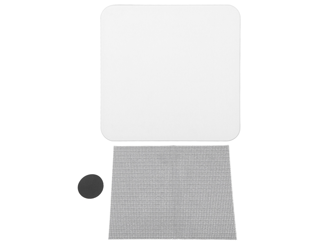 Felpudo De Baño De Tierra Diatomácea Absorbente Secado Rápido Antideslizante Blanco 30x30cm