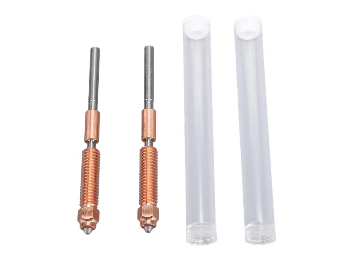 Bico De Impressora 3d 0.6mm 600mm/s Dual Metal Para Ender 3 V3 Plus K1c - 2 Peças