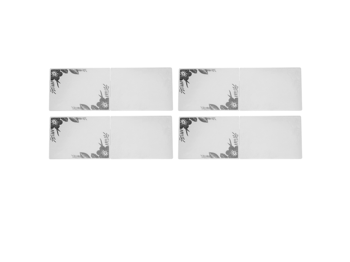 4 Pcs Carpetas De Embossing De Plástico Plantillas Diy Para Scrapbooking Tarjetas Álbumes De Fotos