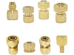 Adaptador De Conexión Rápida Para Manguera Jardín 3/8" 1/2" Y
