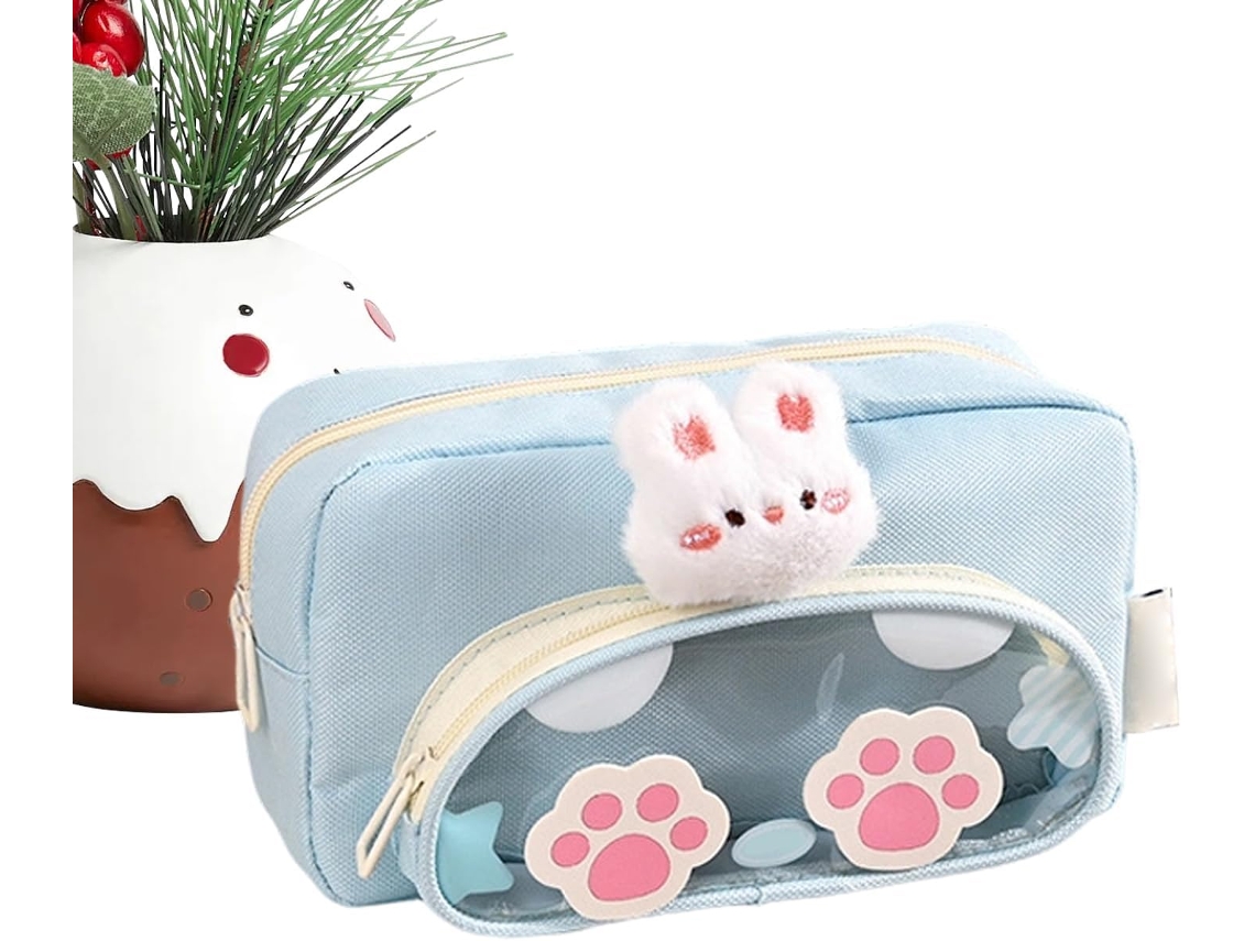 Neceser grande con diseño de crayón y estampado animal para camareros estudiantes Gokoco