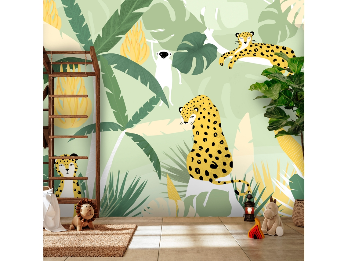 Papel de Pared ARTGEIST Cheetahs in the Jungle - First Variant (245x175)