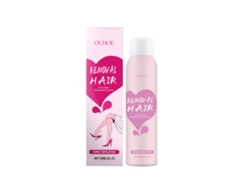 Espuma depilatoria en spray eficaz para el vello corporal.