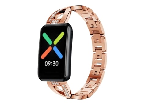 Pulsera de acero de lujo para reloj Oppo gratis oro rosa VEANXIN