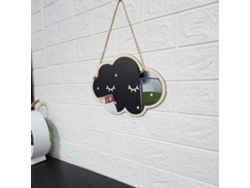 Espejo decorativo de madera con forma de nube, diseño único, espejo irrompible, para sala de estar, sala de juegos infantil y comedor.