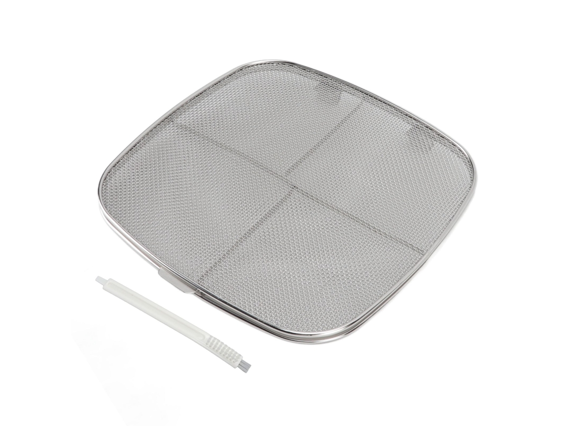 Protector Antisalpicaduras Para Freidora Ninja Ag300, Ag301 Y Ag400, Acero Inoxidable 304 Con Malla Fina.