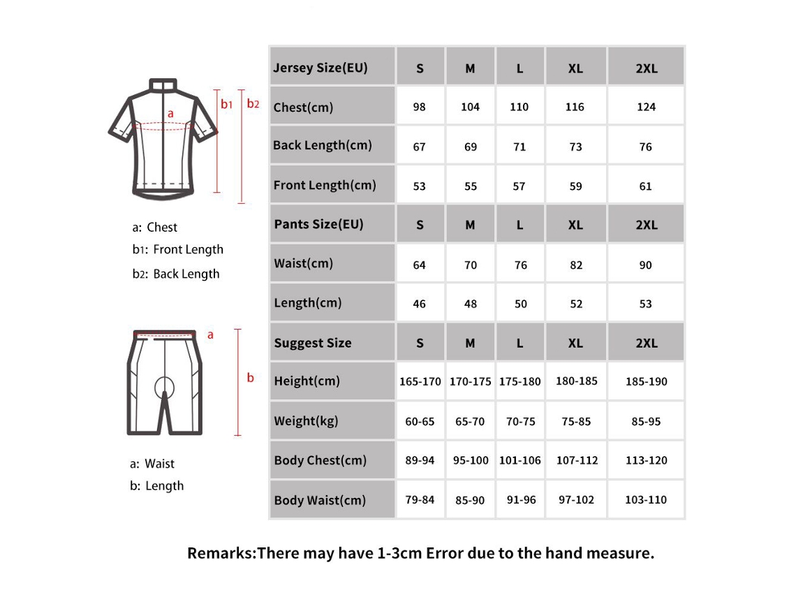 Conjunto De Jersey De Ciclismo Para Hombre Manga Corta Y Pantalones Cortos Con Gel, Ropa Deportiva Mtb Transpirable Y Secado Rápido