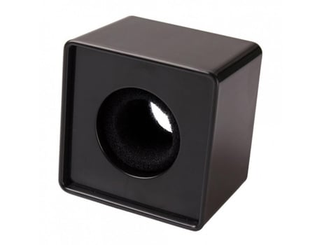 Cubo para Micrófono Entrevista Publicidad Negro
