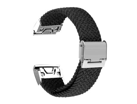 Correa Trenzada Flexible para Garmin Instinct Crossover Negro