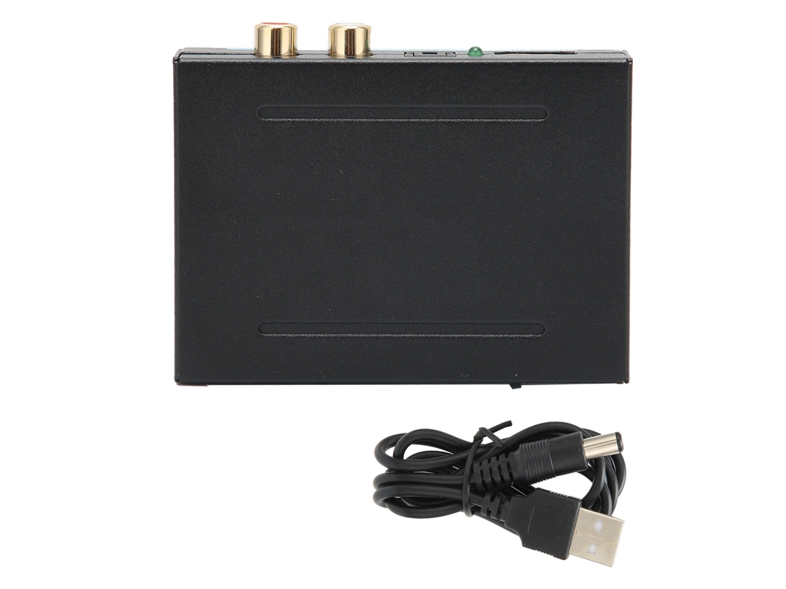 Adaptador Decodificador Divisor De Audio Hdmi 4k A 60 Hz Con Salida Óptica Y Rca Para Proyector