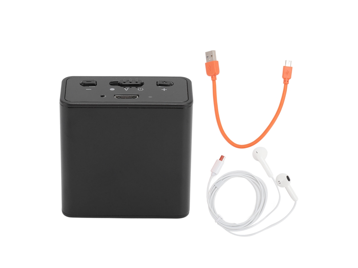 Gravador De Voz Digital Ativado Por Voz Com Redução De Ruído Magnético Compacto Reprodutor Mp3 16gb