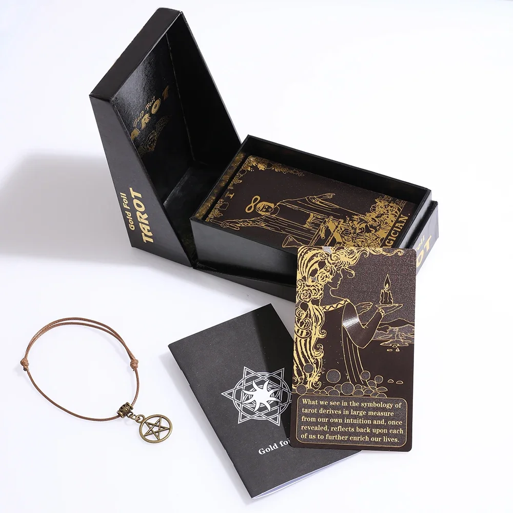 Juego De Cartas De Tarot, Juego De Mesa, 12*7 Cm, Regalo De Alta Gama Resistente Al Agua