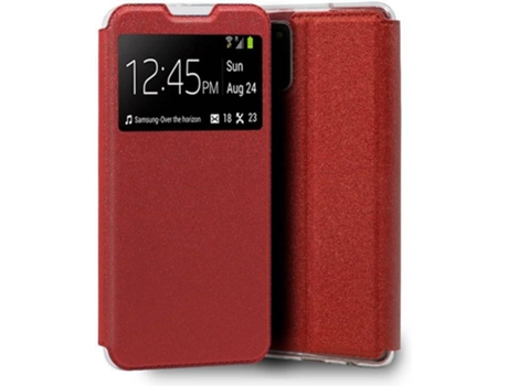 Carcasa Samsung A02s COOL Flip Cover Rojo