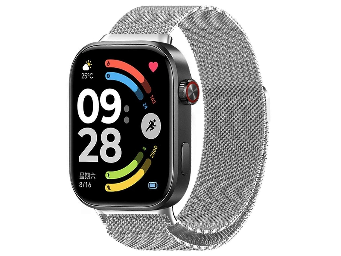 Pulsera milanesa de malla de acero magnética para Redmi Watch 6