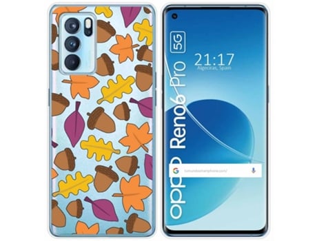 Carcasa Oppo Reno 6 Pro 5G TUMUNDOSMARTPHONE Dibujos Transparente