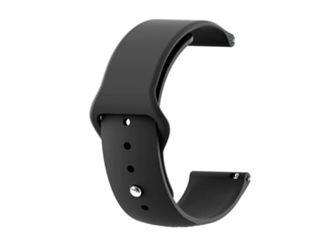 Correa de Silicona para Samsung Galaxy Watch Active/Galaxy Watch 42mm/Gear S2/Gear Sport/Garmin Vivoactive 3/Garmin Vivoactive 3 Music - negro