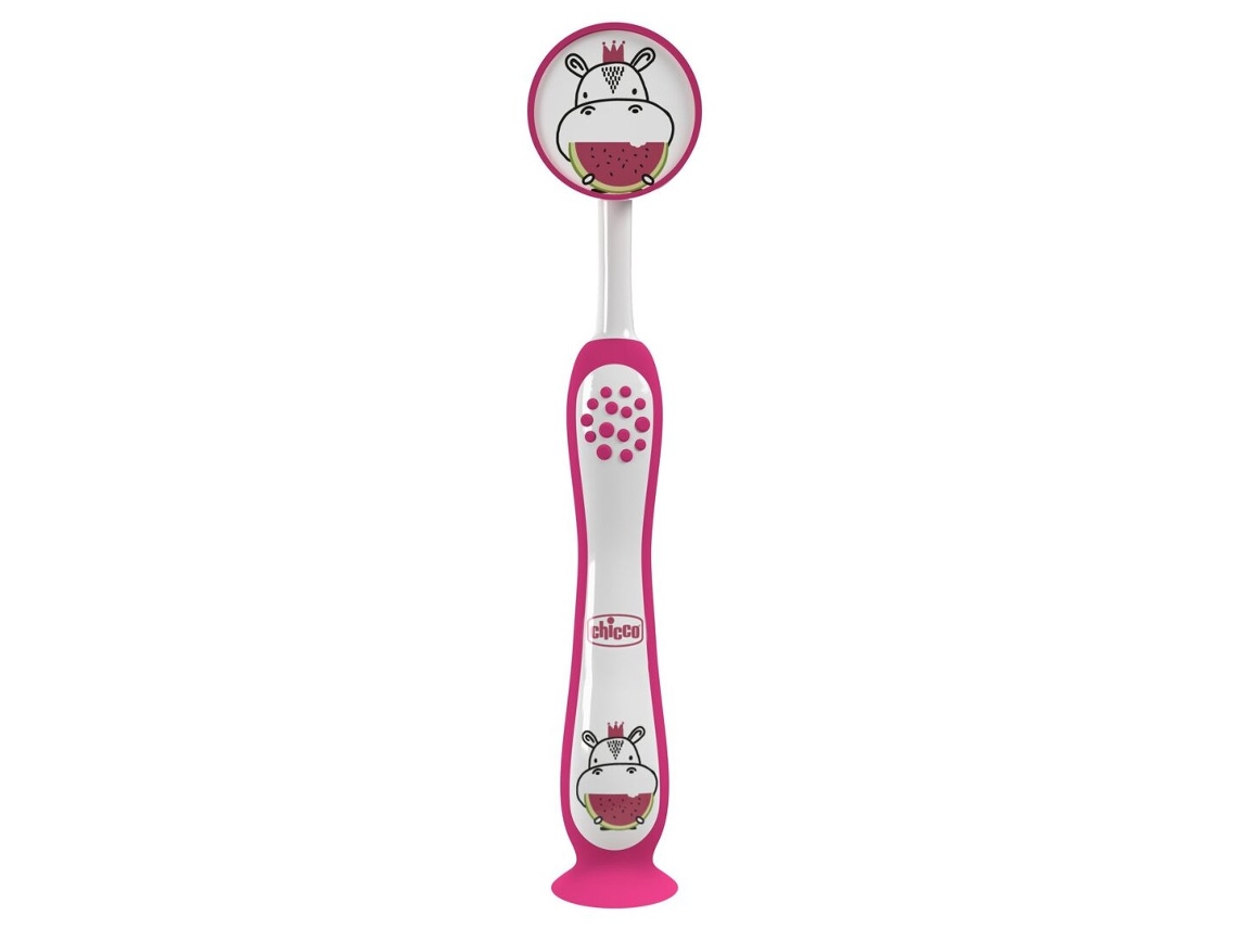 Cepillo Dental Rosa Hippo 36M 1 Unidad CHICCO