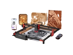 Grabadora láser de madera, potente kit para bricolaje, control wifi sin conexión.
