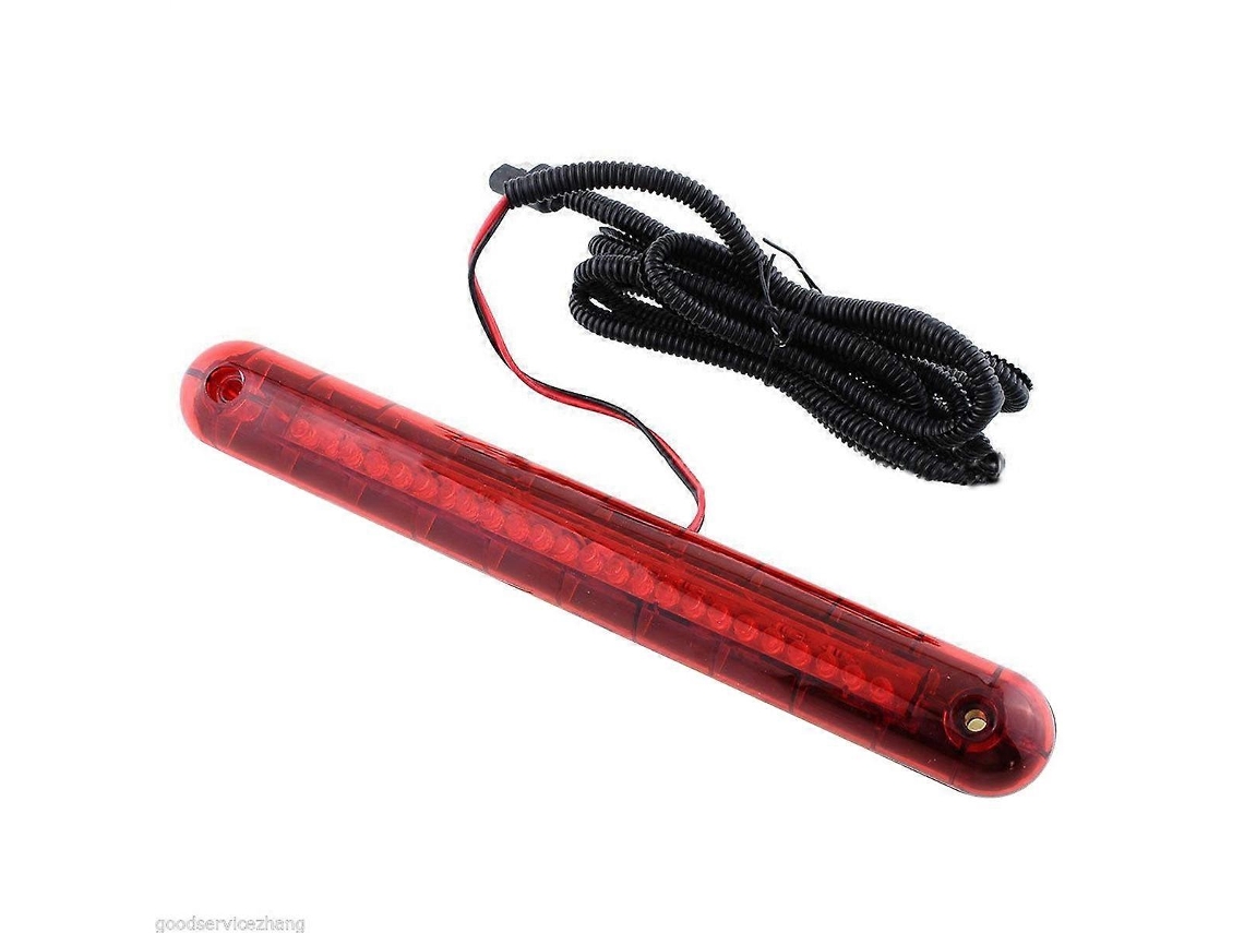 Omni-luz De Freno Led De Alto Nivel Para Vehículos, 24 Led 12v, Resistente Al Agua, Abs, 25x3cm, Luz Roja Rojo