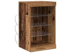 Maison Exclusive - Aparador Led Madera Vieja 41 X 37 X 67 Cm Madera De Ingeniería