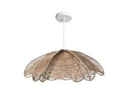 LEDKIA Candeeiro Suspenso Cuerda Giay Blanco