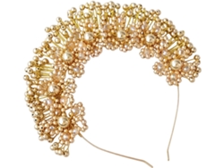 Diadema Nupcial Con Perlas Y Pedrería: Un Accesorio Para El Cabello A La Moda Para Bodas.