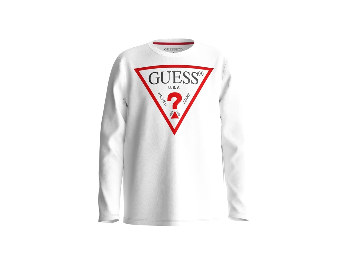 Camiseta para Hombre GUESS 7 A os Blanco Worten.es