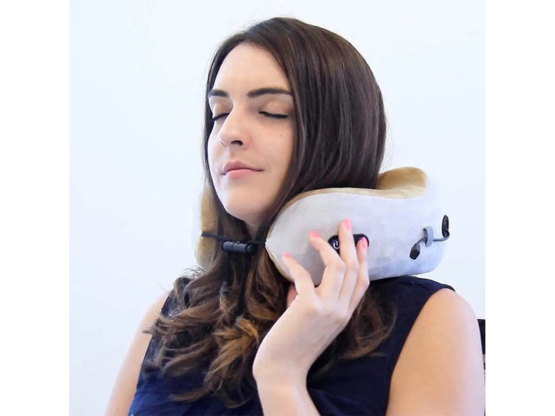 Shiatsu cervical Synerfit con opción de calor, modelo Jade en beige