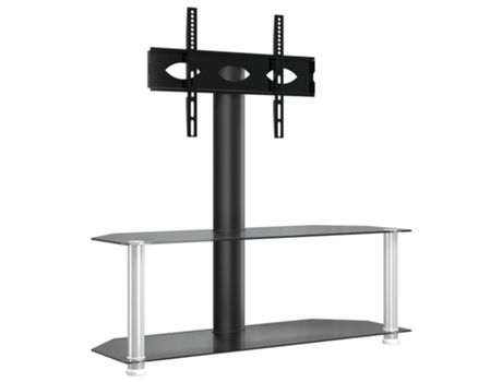 Mueble De Esquina Para Tv VIDAXL Negro Metal (110x40x40 cm)