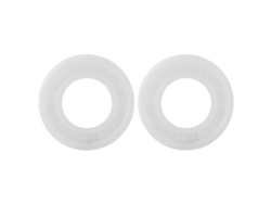 2026velora-2 Piezas Rodamiento De Bolas Cerámico Zro2 Miniatura 6800 Blanco 10x19x5mm