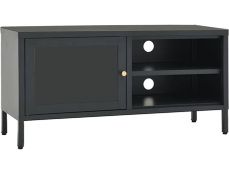 Mueble para la televisión VIDAXL Antracita Acero (90x30x44 cm)