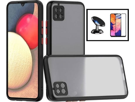 Kit Carcasa + Protector de Pantalla + Soporte Samsung Galaxy M12 PHONECARE Anti Choque