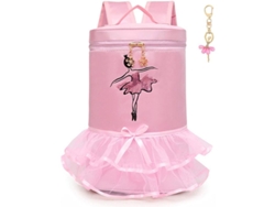 2026-mochila Para Bailarín De Ballet Linda Con Volante Diseño Princesa Para Niñas Impermeable Ligera