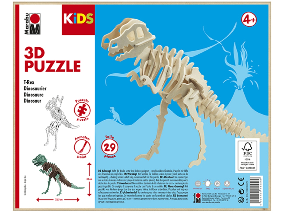 Puzzle MARABU 0317000000021 Puzle 3D 29 pieza(s)