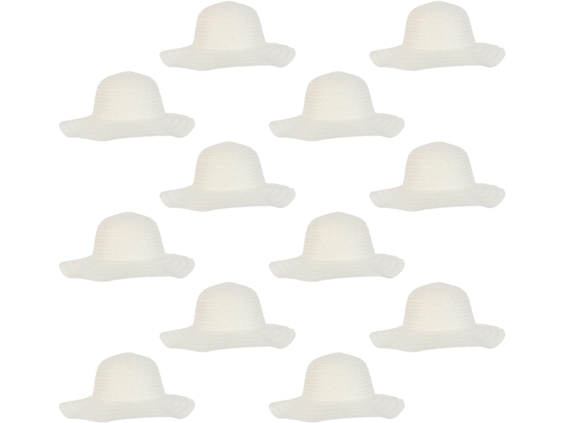 Juego de 12 sombreros de sol para decoración
