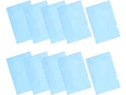 Paquete De 30 Fundas De Plástico Azules Tamaño A4, 31 X 22 Cm, 18 Micras De Grosor, Organizador De Documentos