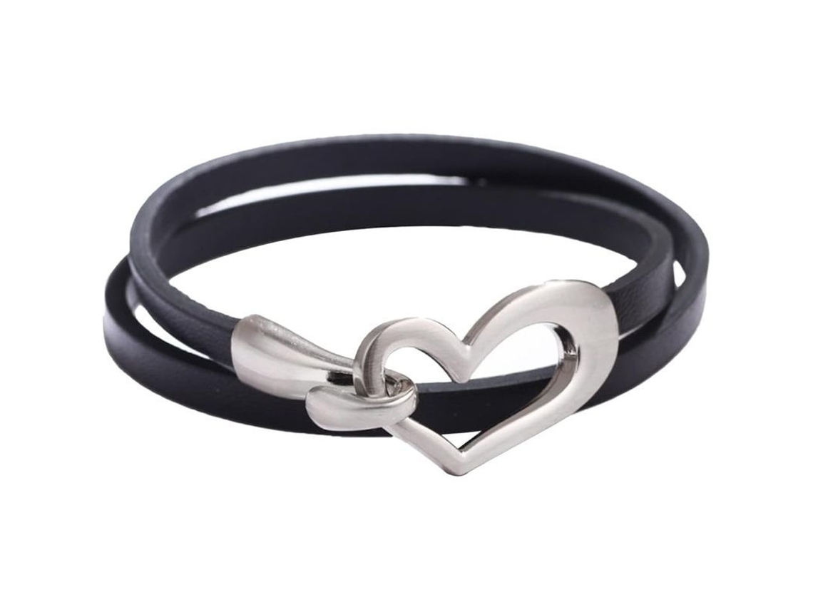 Pulsera De Cuero Para Mujer, Tendencia De Moda, Collar Envuelto, Juvenil, Idea De Regalo De Navidad