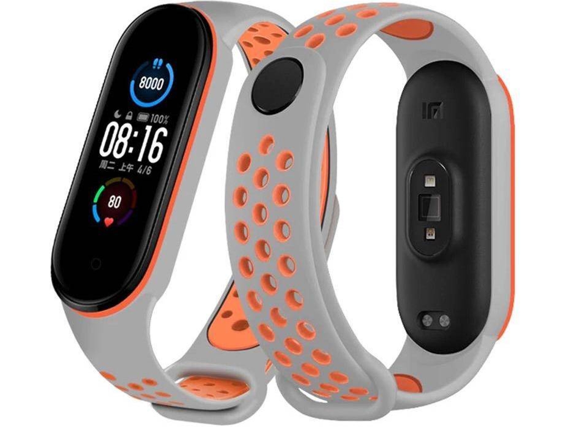 Correa Xiaomi Mi Band 6, Mi Smart Band 6 G4M Gris, Naranja